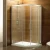 Import tempered glass shower doors for bathrooms from China