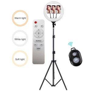tiktok ring light stand 14inch 36cm 336 pcs leds selfie ring light with tripod stand make up youtube live beauty