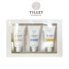TILLEY - Hand &amp; Nail Cream Trio  Gift Set 3 x 45mL - Floral/Gourmet - Classic White Collection - Bath &amp; Body