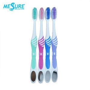 toothbrush manufacturer professional OEM toothbrush with mirror adult toothbrush