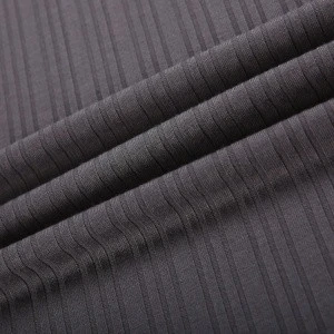 Top factory good moisture absorption viscose rib stretch knit spandex fabric