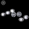 Top quality 8 hearts &amp; 8 arrows DEFGH VVS1 VVS2 lab created diamond 3-15mm round brilliant cut loose moissanite gemstone jewelry