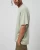 Import Top quality oversize organic cotton t-shirt drop shoulder plain green t shirts mens from China