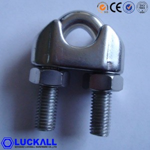 Top Quality Stainless Steel SS304 316 Wire Rope Cross Clamp 4mm clip