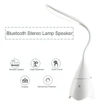 Touch Sensor Bed Room LED Table Led Light 360-Degree Gooseneck Design Bluetooth Speaker Lamp