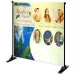 trade show advertising equipment aluminum wall backdrop