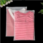 Transparent frosted self-sealing bag clothing bag clothing underwear storage bag wholesale spot
