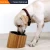 Import Trendy style New design bamboo cat /dog  pet bowls feeder with feed storage rack from China