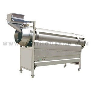 TT-FS3000-C Cylinder Automatic Seasoning Drum Machine Food Tumbler Mixer