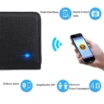 Tuopuke Smart Wallet Power Bank 5000mah Genuine Leather Purse 10 Cards Slot Anti Lost Bluetooth Location New Customized OEM