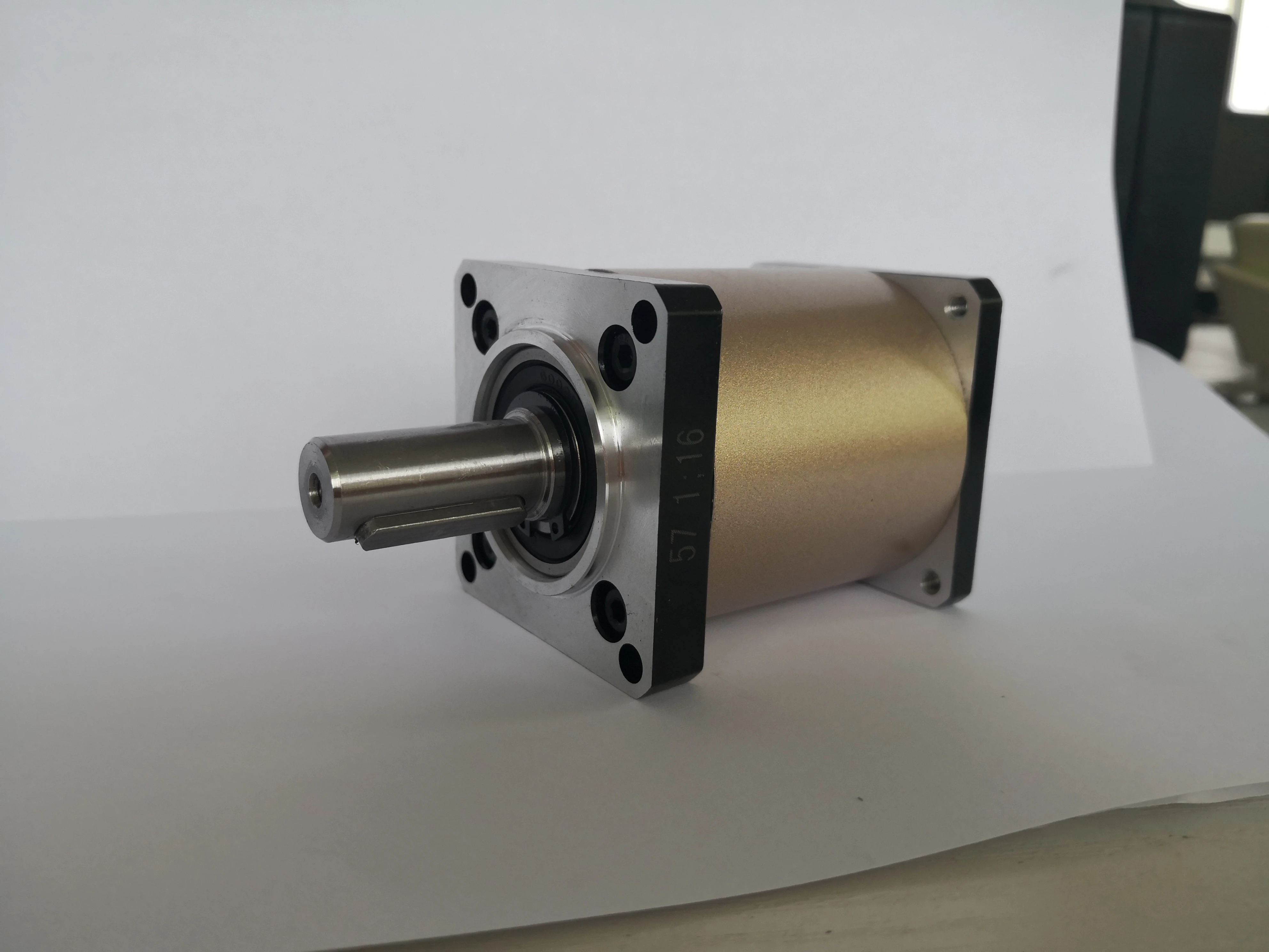 Two Stage 60mm Nema 24 Stepper Motor Gear Ratio 50:1 Planetary Gearbox Gearhead Reducer