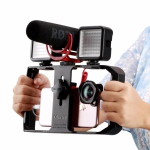 Ulanzi U-Rig Pro Filmmaking Case Handheld Phone Video Stabilizer Grip Tripod Mount Stand with 3 Shoe Mounts