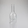 Unique glass bottle design 750ml bluk liquor brandy whiskey black wine bottle glass bottle packaging