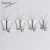 Import Unique style europe design reach approval western coat hooks ss robe hook steel from China
