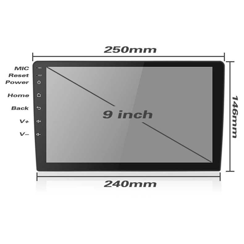Buy Universal Android 9.0 Capacitive Touch Screen 9