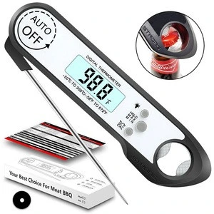 Upgraded Waterproof Digital Instant Read Meat Thermometer with 2-4s Response Time