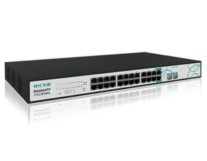 UTT SG2024TF-F 24 port Unmanaged Rack Mount Gigabit Ethernet Network link aggregation Switch for Office, SOHO, SMB