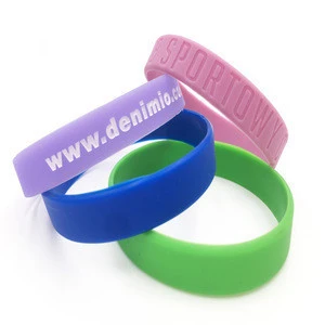 UV test silicone bracelet /wristband color change in sunshin