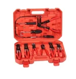 Vehicle Tools Car Water Pipe Clamp Pliers Set Bendable Wire Clamp Straight Type Throat Clamp Oil Separation Pliers for Hose