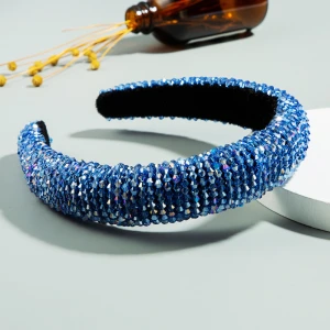 Vershal Amazon Hot Selling Crystal Baroque Headband Wedding Hair Accessories Bridal Hair Band