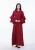 Import Very fancy elegant long sleeve floral South Korea hemp maxi dresses 2018 fashion muslim kaftan abaya dubai islamic clothing from China