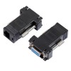 VGA Extender Female/Male to RJ45 Ethernet Adapter  VGA to RJ45 Converter Connector