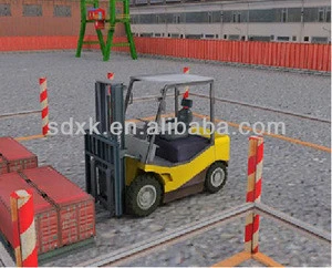 Virtual Simulator Software, Forklift operator training evaluation system
