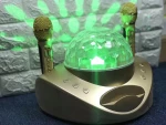 Vofull high-end usb mini speaker memory card wireless home party karaoke led light bulb Sound Box Wireless speaker//