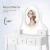 Import W-HY-0712 Vanity Table Set 5 Drawers with Oval Mirror Wood Makeup Dressing Table dresser from China