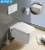 wall hung toilet P-trap soft-closing PP seat cover
