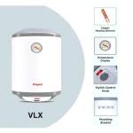 Wall-Mounted Domestic Storage Electric Water Heater Porcelain Enamel Glass Lined Tank with Copper Heating Element Legend Water G