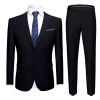 Warm breathable twill modal polyester spandex business suiting fabric for men