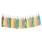 Wedding Tissue Paper Tassels Garland Balloon Tassel
