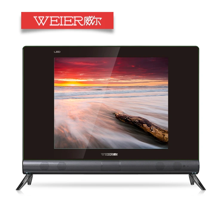 Weier 19 Inch Black Point LCD TV Thin HD 1080P Smart TV with 3D Function