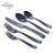 Import Western Restaurant exquisite flatware set Customized gold dinner spoons forks and knife Steak cutlery set stainless steel from China