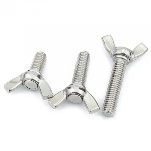 Wholesale 304 Stainless Steel Thumb Butterfly Wing Bolts