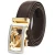 Import Wholesale Automatic Buckle Men&#39;s Real Leather Ratchet Dress Belt with Gift Set Box Pack from China