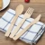 Import Wholesale Compostable High Quality Bamboo Knife Spoons and Forks Cutleries from China