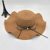 wholesale custom lifeguard wide brim boater straw hat for women