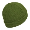 wholesale custom wool fisherman outdoor army green beanie hats