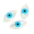 Import Wholesale Factory Price for Jewelry Making Mother of Pearl Shell Evil Eye Charm from China