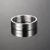 Wholesale fashion simple stainless steel jewelry rings high quality punk style elegant ring gifts for women jewelry