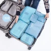 Wholesale foldable waterproof nylon storage bag organizer travel bags set