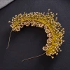 Wholesale Handmade Bridal Headwear Pearl Tassel Headband Jewelry Bridal Hair Accessories