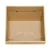 Import Wholesale Handmade Square Biodegradable Brown Kraft Lid and Base Storage Gift Box with Twisted String Handle from China