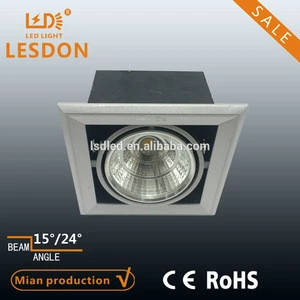 Wholesale high quality led chip  embedded square grille light
