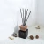 Import wholesale in-stock 180ml black square rattan reed diffuser air freshener for home fragrance and hotel from China