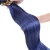 Import wholesale indian human hair bundles 100% indian human hair weaving pure color blue hair extensions from China