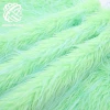 Wholesale Jacquard Green Long Hair Acrylic Faux Fur Fabrics