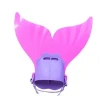 Wholesale Kids Mermaid Flippers Swimming Fins Adult Children&#39;s Webbed Tail Diving Equipment Feet Tail Monofin For Summer Beach